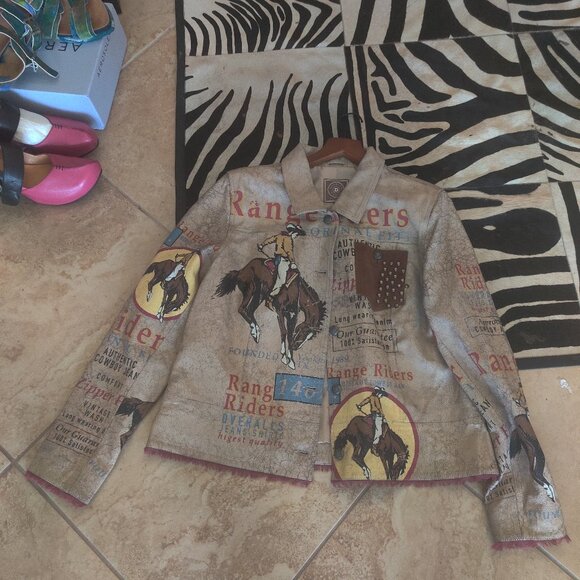 Double D Ranch leather jacket size 2xbrand New